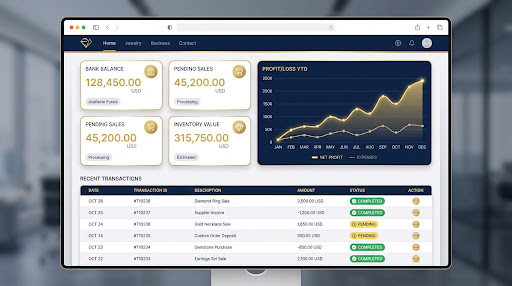 KuyumGo Dashboard Screenshot